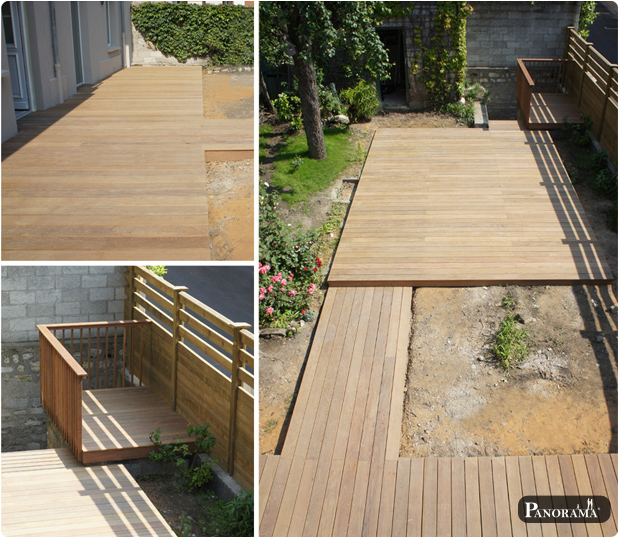 Terrasse en bois exotique (ipé) – suresnes – mont valérien ...