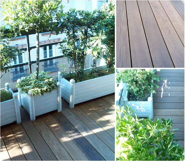 balcon bois exotique levallois perret ipé