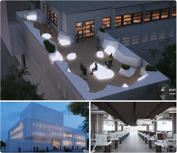 terrasse bois composite timbertech ecole 42 xavier niel paris 17