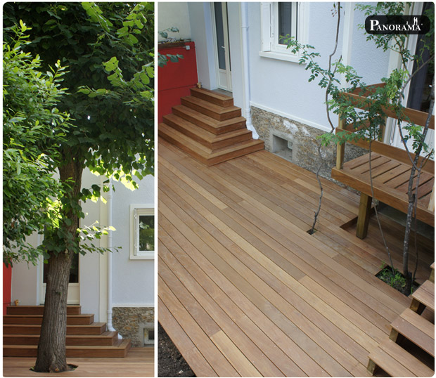 terrasse bois exotique cumaru premium profil bombé