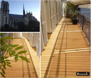 terrasse en bois pin sans noeud radiata paris notre dame