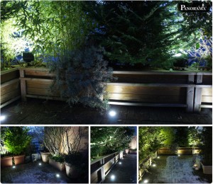 terrasse bois paris eclairage spot led