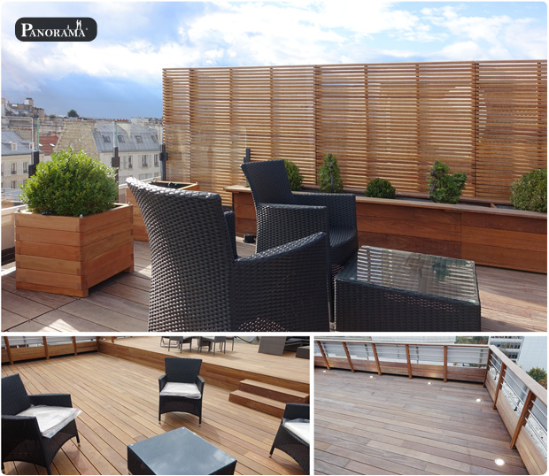 terrasse bois exotique toit neuilly sur seine panorama terrasse cumaru premium