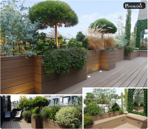 terrasse bois composite haut de gamme paris 7 rue bellechasse panorama terrasses toit terrasse