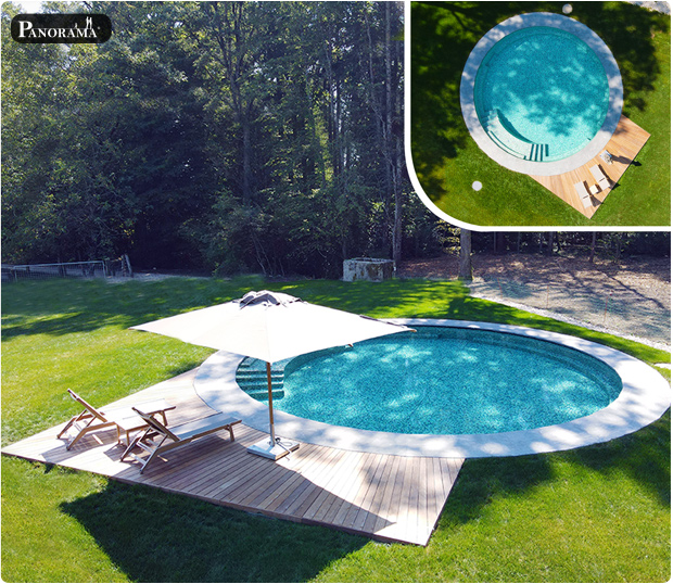 terrasse ipe piscine vendoeuvres suisse luxe pose en soleil panorama foret