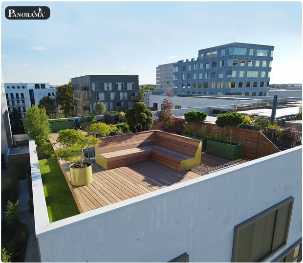 toit terrasse nantes bois exotique ipe bac aluminium végétaux ile des machines elephant panorama terrasses
