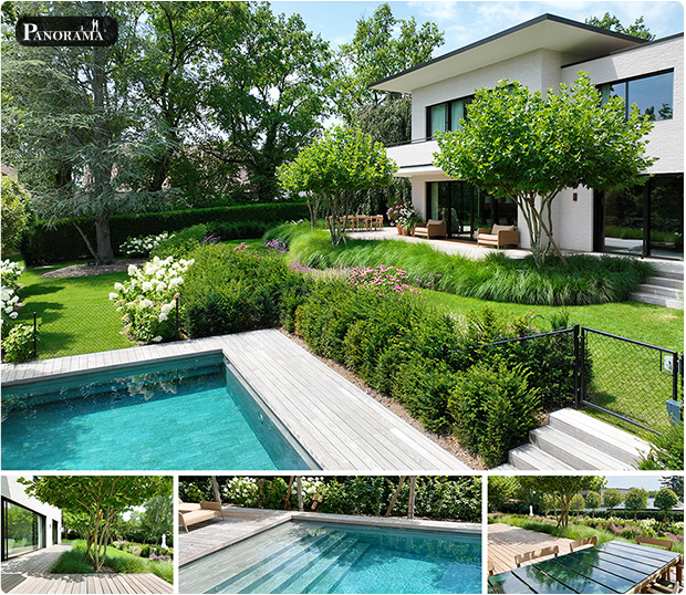 terrasse en ipe exotique panorama terrasse luxe suisse geneve piscine