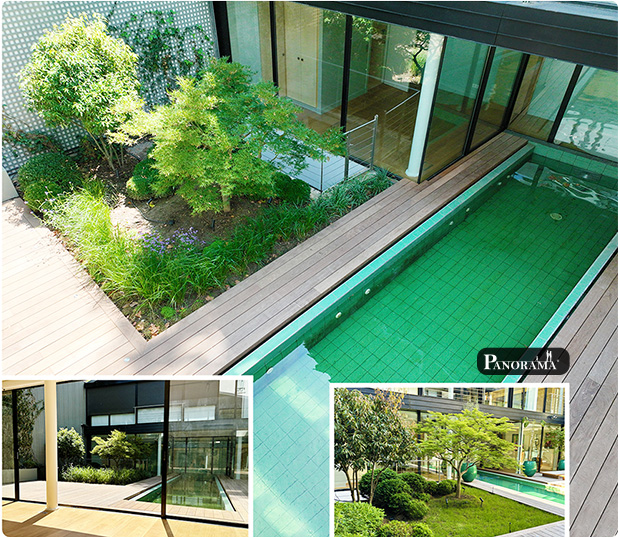 maison rue vaneau paris 7 de 750m² piscine terrasse en ipé jardin luxe panorama terrasses
