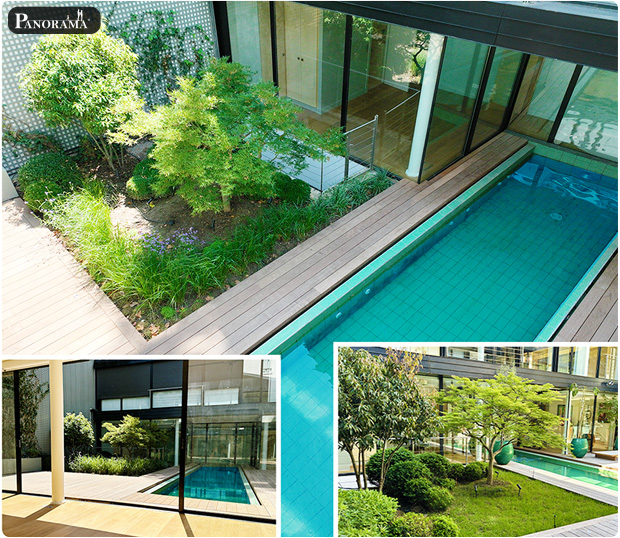 maison rue vaneau paris 7 de 750m² piscine terrasse en ipé jardin luxe panorama terrasses